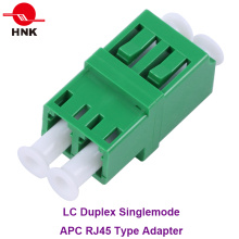 LC Duplex Singlemode APC RJ45 Type Fiber Optic Adapter